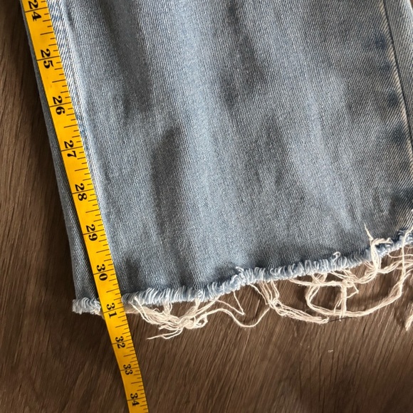 Forever 21 split hem Distressed Flare Jeans - Picture 7 of 9